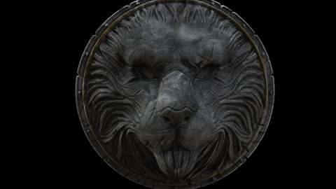 Lion Shield for game or movie