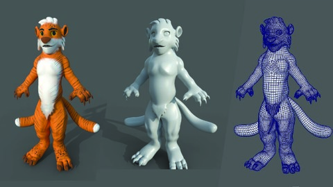 Tiger Character model