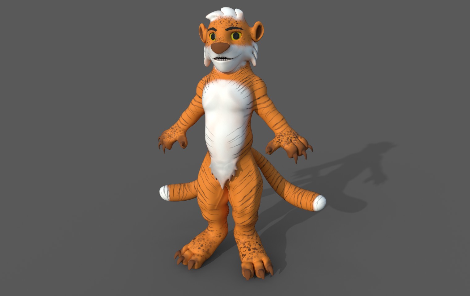 ArtStation - Tiger Animated 3d Model