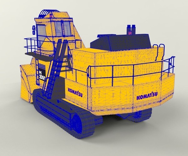 Artstation Komatsu Pc00 8 Excavator