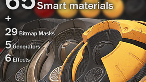 65 Industrial Smart Materials for Substance Painter