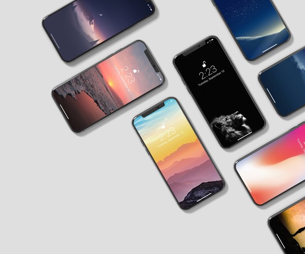 ArtStation - Isometric iPhone X Mockup | Artworks