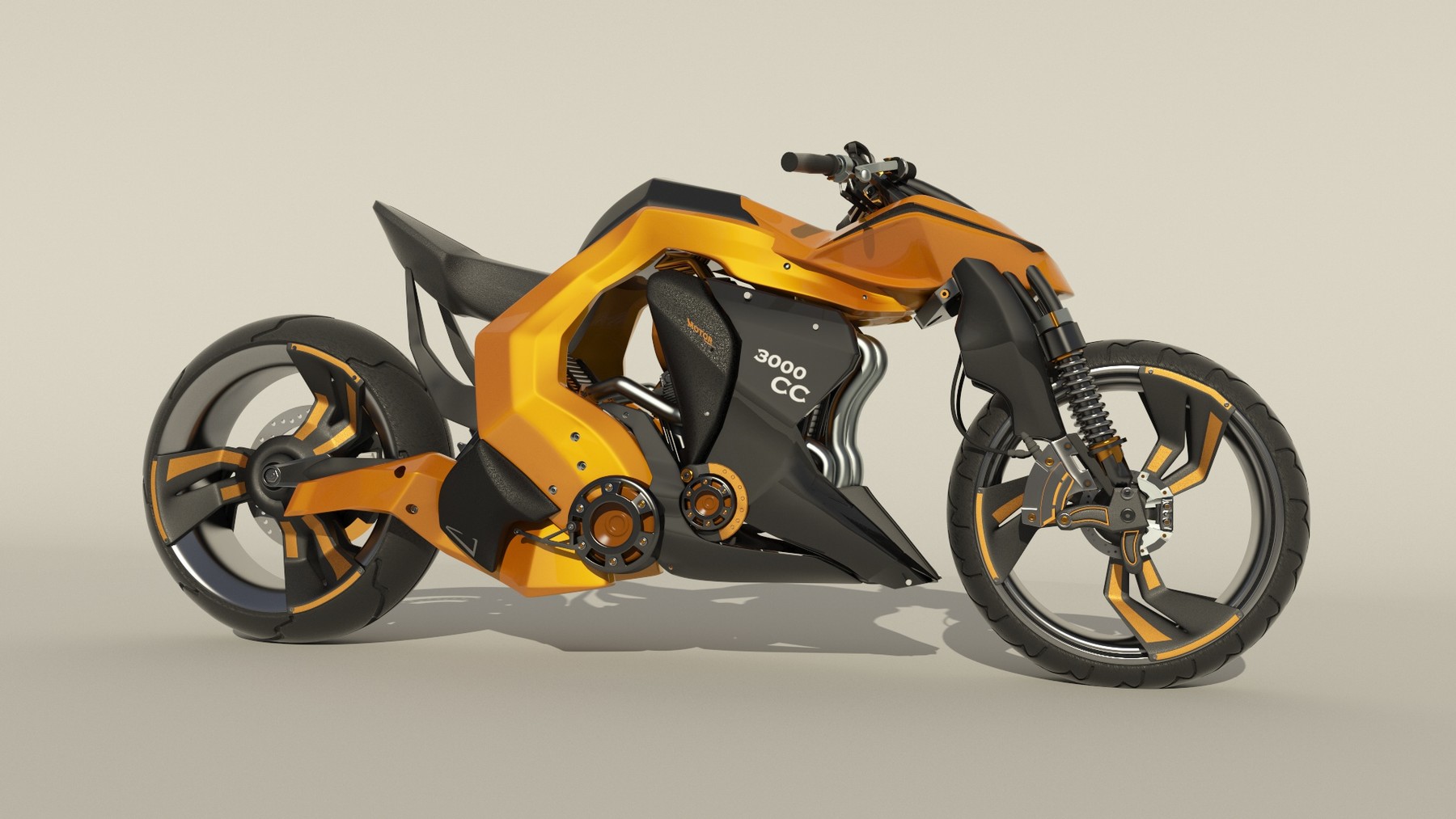 ArtStation Futuristic  Motorcycle  for Maya and C4d
