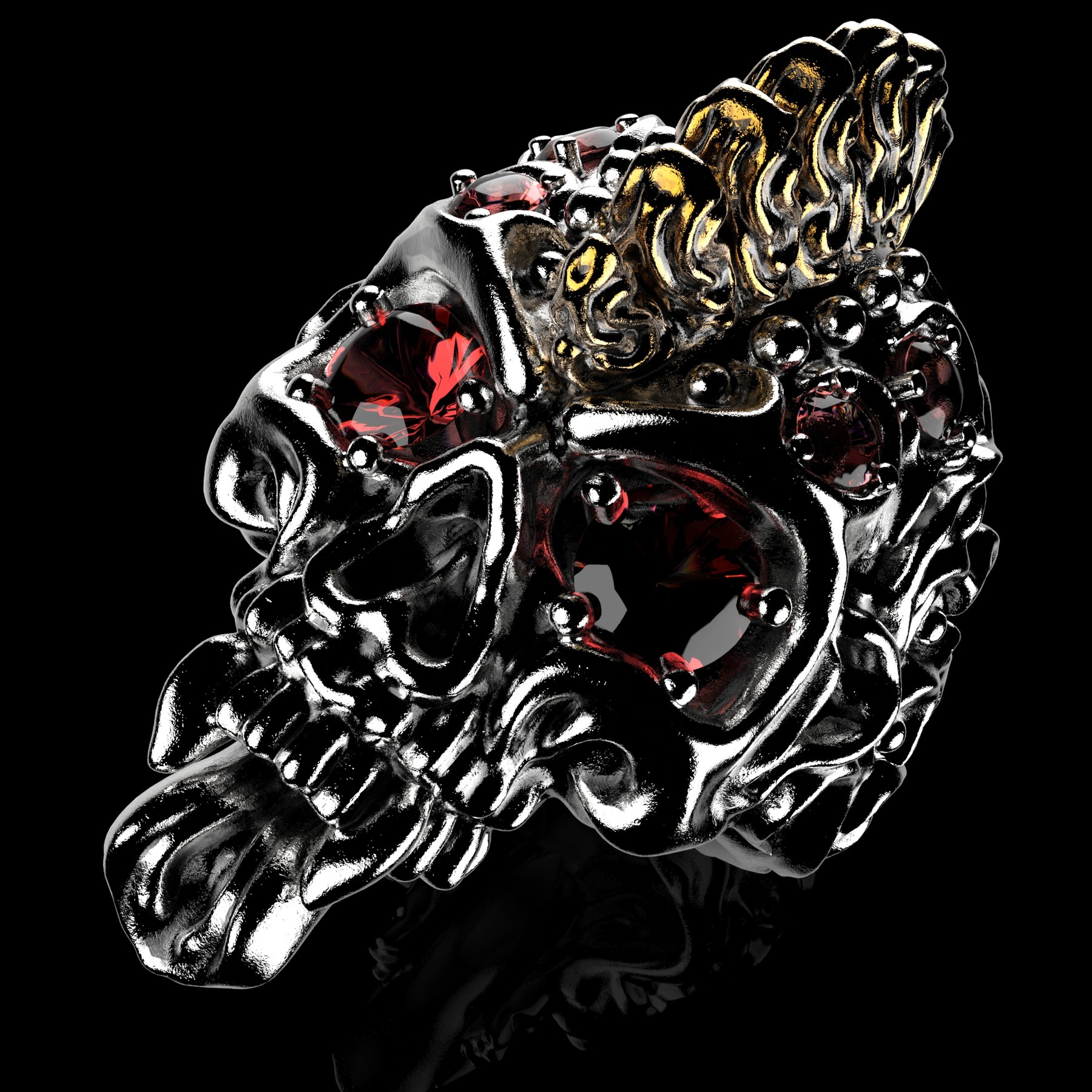 Fashion Vintage Gothic Carved Skull Ring for Men Women Punk Hip Hop 316L  Stainless Steel Skull Rings Biker Amulet Jewelry - AliExpress