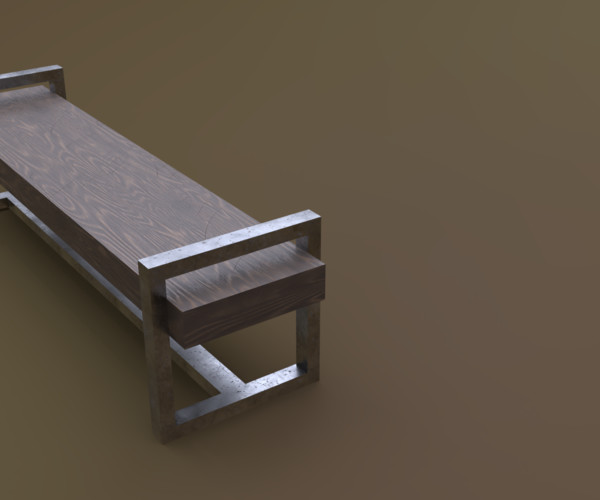 ArtStation - Bench 20 4in1 [4 Texture 1 Model] | Resources