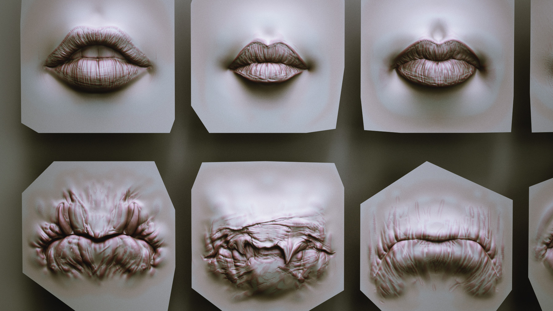 how do a mouth in zbrush