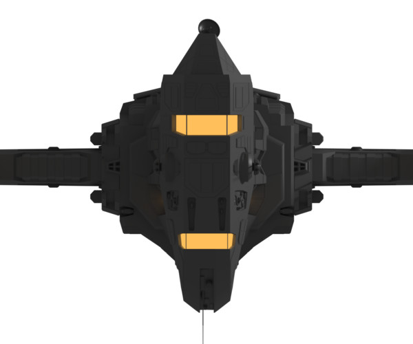 ArtStation - Hammerhead Corvette 3D Spaceship Game Model | Resources