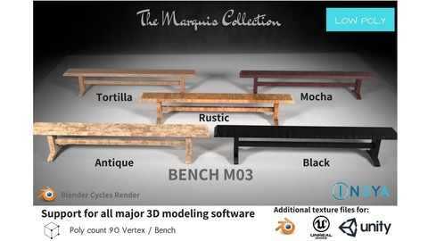 Bench M03 - The Marquis Collection