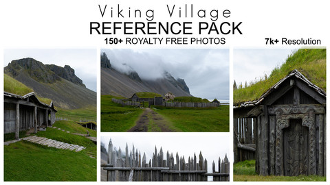 Reference Pack - Viking Village - 150+ Royalty Free Photos