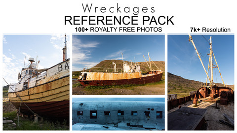 Reference Pack - Wreckages - 100+ Royalty Free Photos