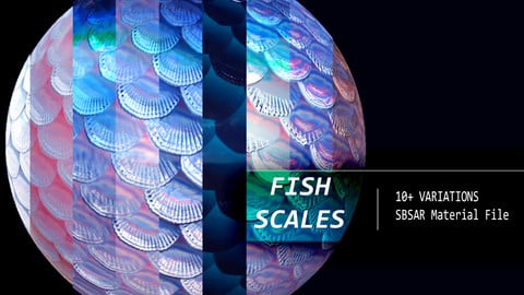 Fish Scales Material - Substance Designer