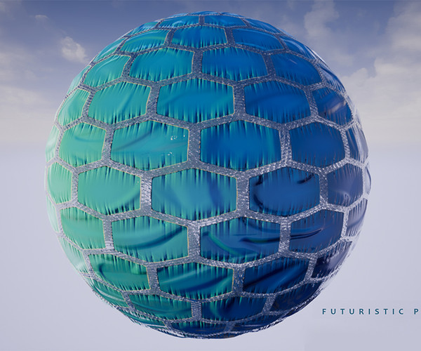 ArtStation FUTURISTIC PVC FABRIC Game Assets Futuristic fabric