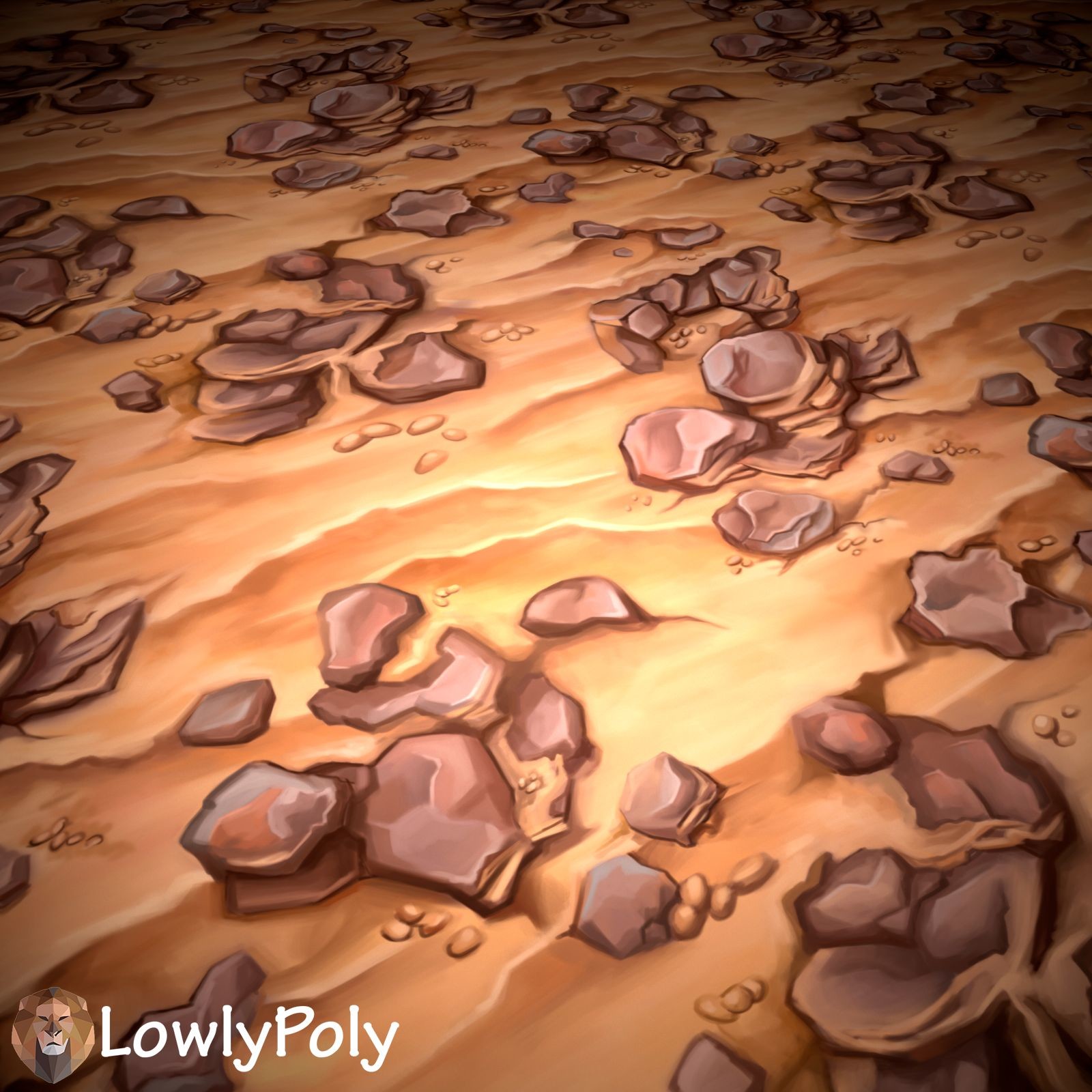 ArtStation - Stylized Sand Vol.40 - Hand Painted Texture Pack | Game Assets