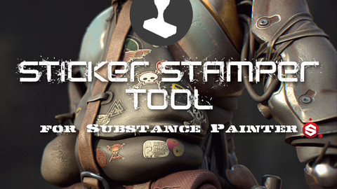 Sticker Stamper Tool for Substance Painter
