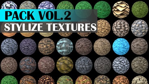 Stylized Texture Pack - VOL 2