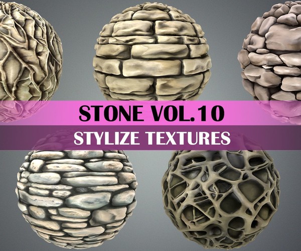 ArtStation - Stylized Texture Pack - VOL 2 | Game Assets