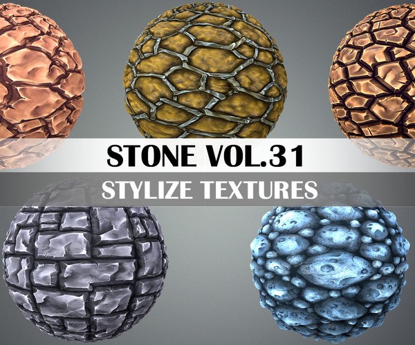 ArtStation - Stylized Texture Pack - VOL 4 | Game Assets