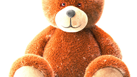 3D Plush Teddy Bear Tutorial (Zbrush / 3ds max / V-Ray / Ornatrix)