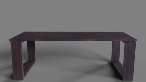 Wenge Hardwood Table