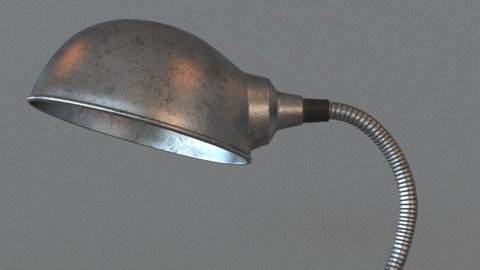 Vintage gooseneck lamp