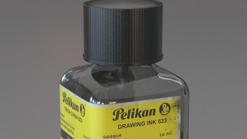 Drawing ink bottle