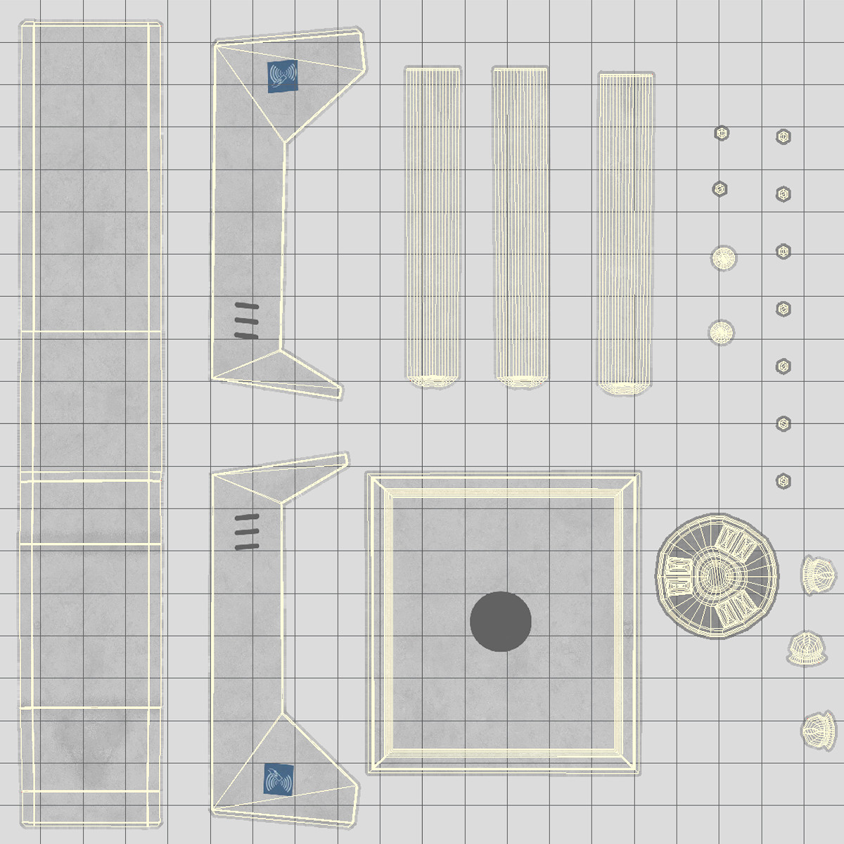 ArtStation - Inteligent Security Flap Gate | Game Assets