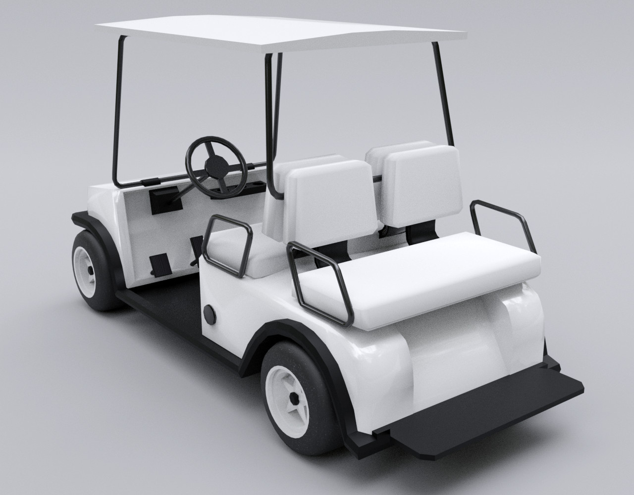 ArtStation Golf Cart Game Assets
