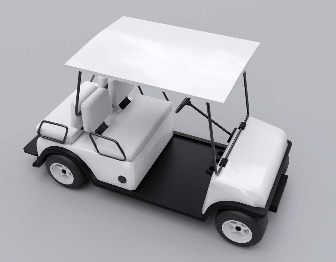 ArtStation Golf Cart Game Assets