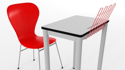 Music Classroom Desk - Table+Chair