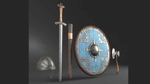 Viking Weapons (3ds max 2016)