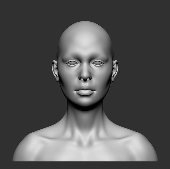 ArtStation - Female Head | Game Assets