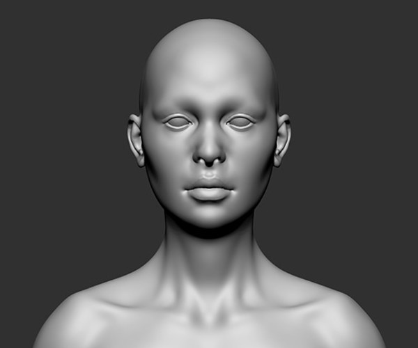 ArtStation - Female Head | Game Assets