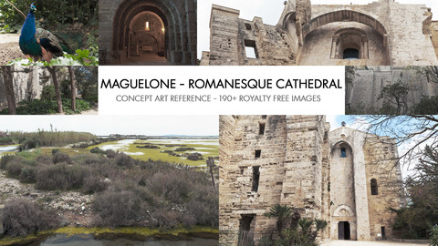 MAGUELONE - ROMANESQUE CATHEDRAL - PHOTO REFERENCE