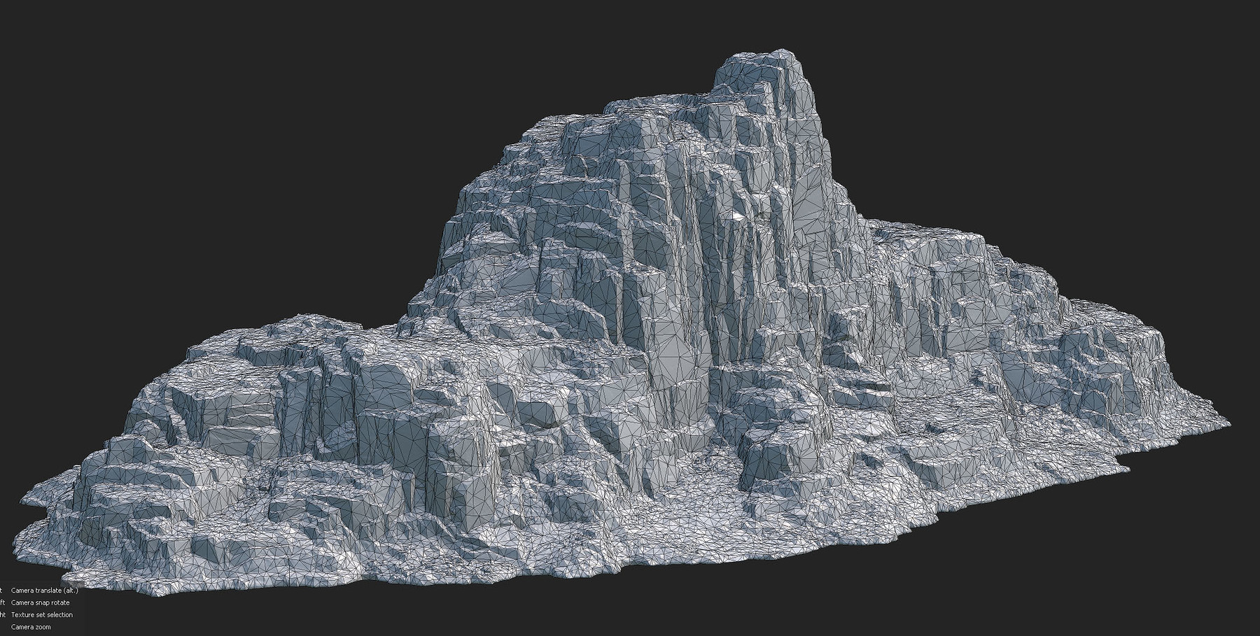 mountain 3d model zbrush