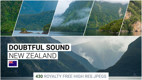 Doubtful Sound | Matte Painting / reference / photobash pack