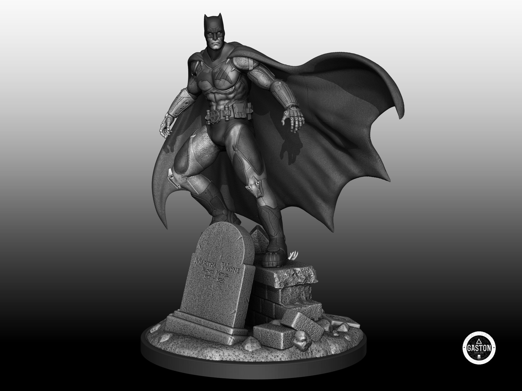 ArtStation Batman Fanart 3D Print Ready Game Assets