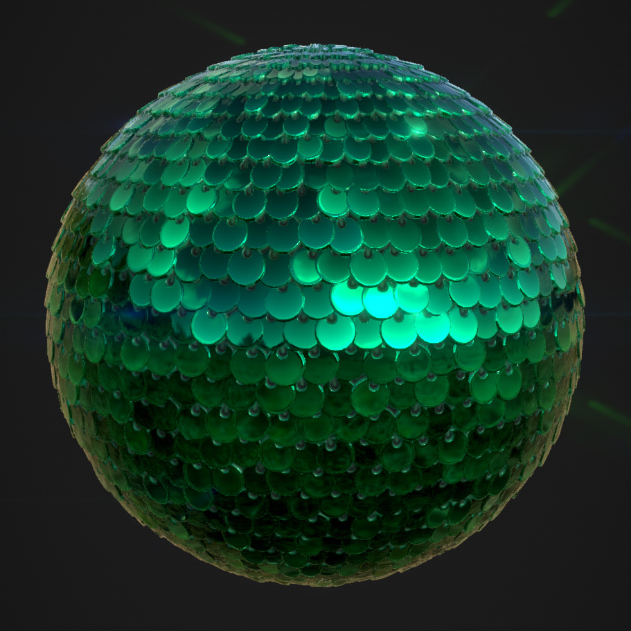 ArtStation Sequin Material Game Assets