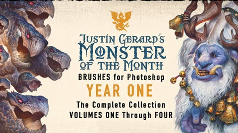 Justin Gerard's Monster-of-the-Month Brush Sets: YEAR ONE