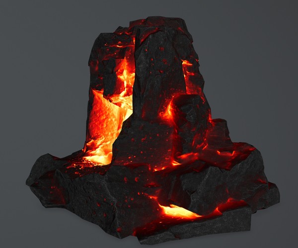 ArtStation - lava skull cave | Resources