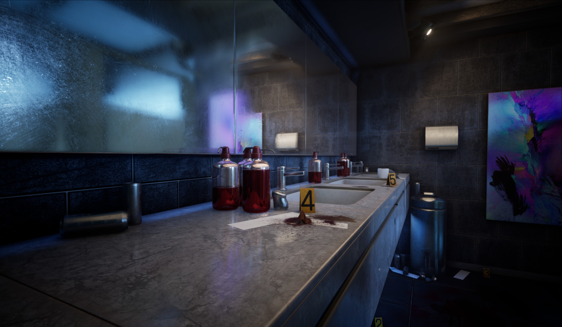 ArtStation - Night Club Bathroom Renders | Artworks