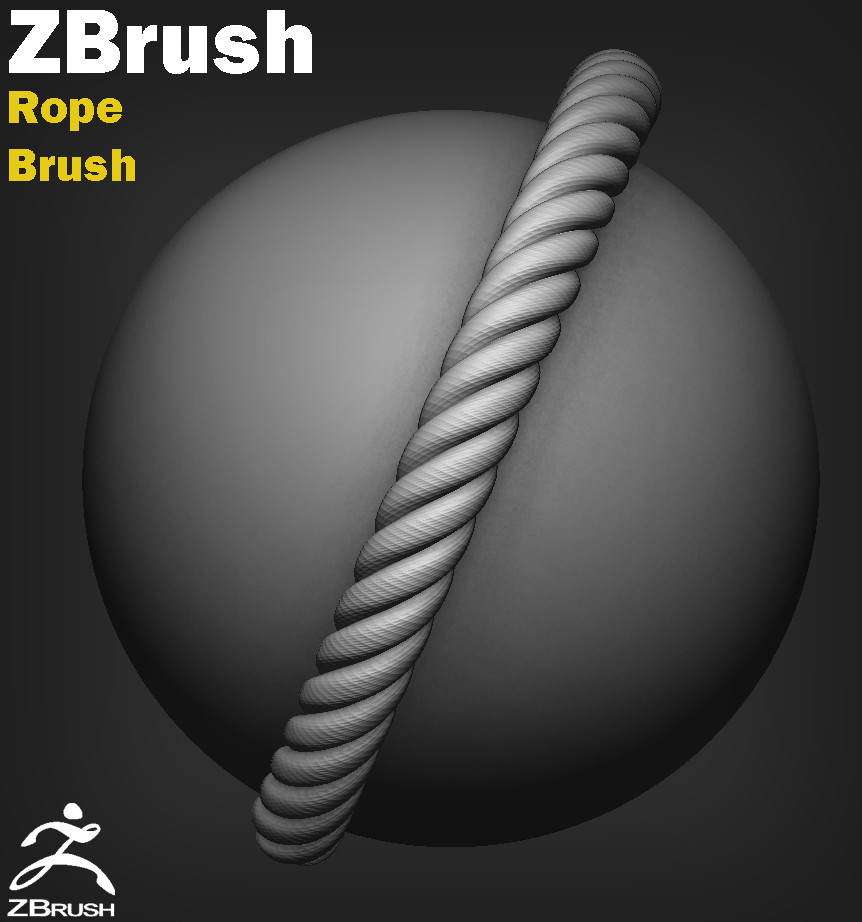 rope brush zbrush
