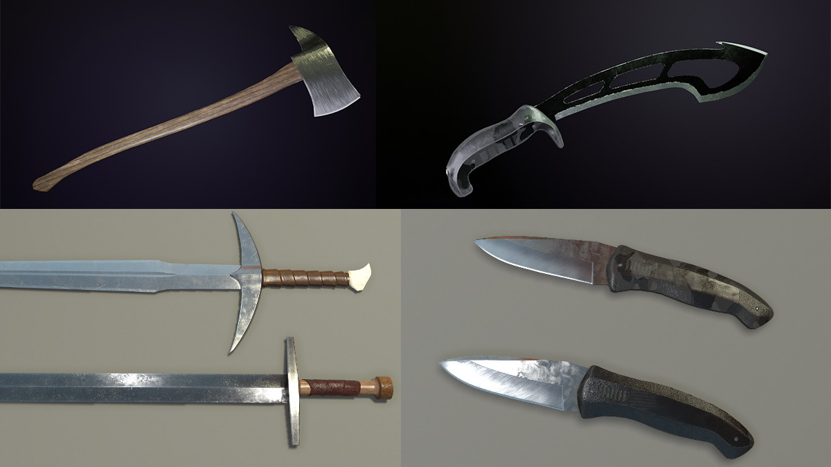 ArtStation - Free CC0 Melee Weapon Sprites Pack