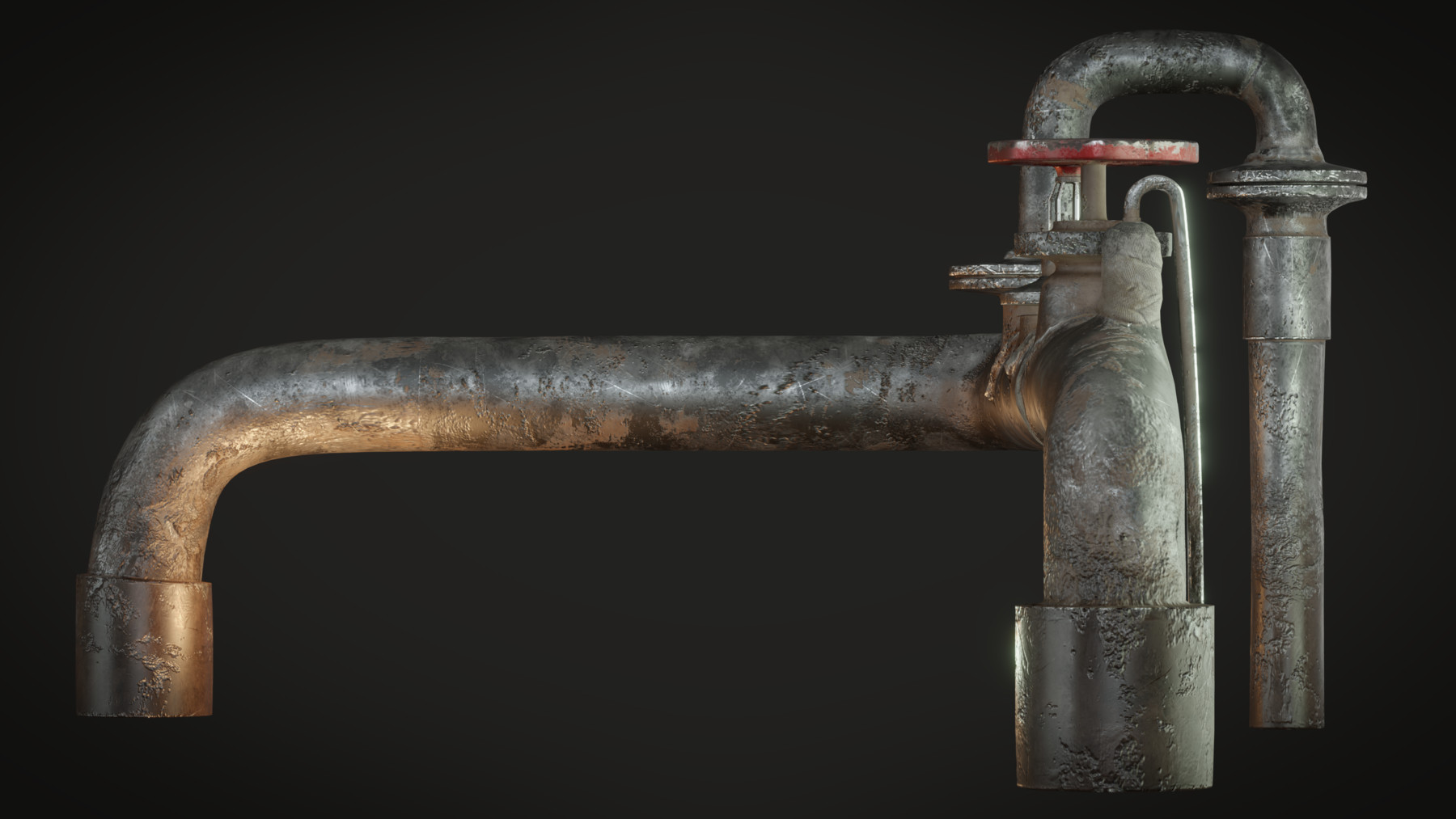 ArtStation Dirty pipe tube Resources
