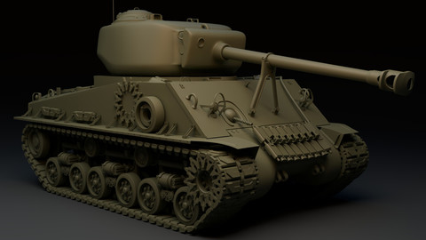 M4A3E8 Sherman Tank