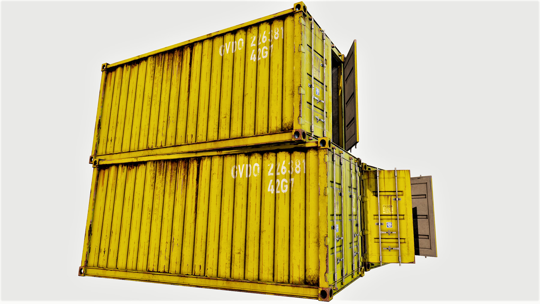 ArtStation - Enterable Shipping Containers - PBR | Game Assets