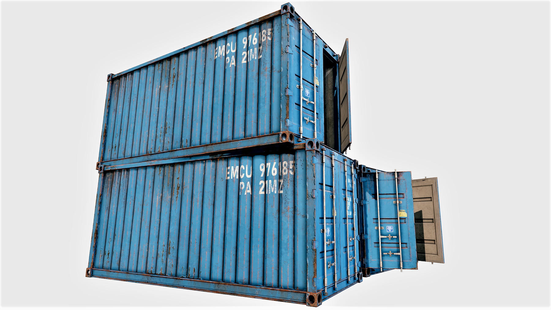 ArtStation - Enterable Shipping Containers - PBR | Game Assets