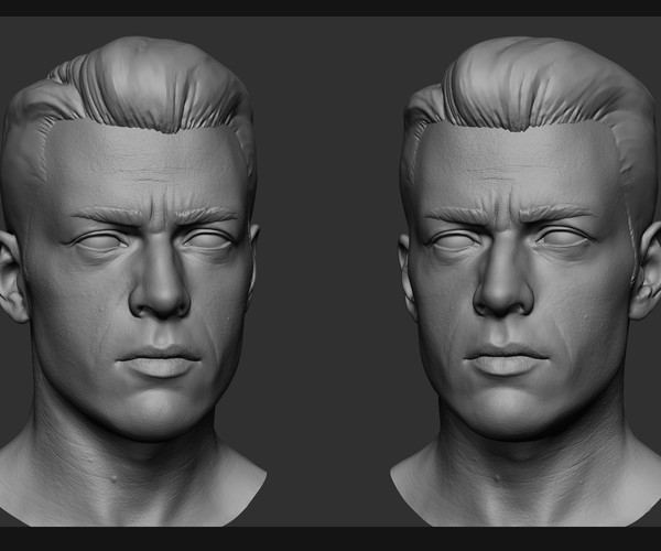 ArtStation - Realistic Male Head | Resources