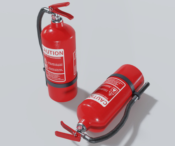 Artstation Fire Extinguisher 3d Model Game Assets