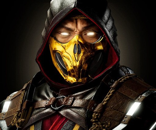 ArtStation - Scorpion half mask from Mortal Kombat 11