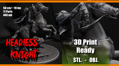 Headless Knight - 3D Printable
